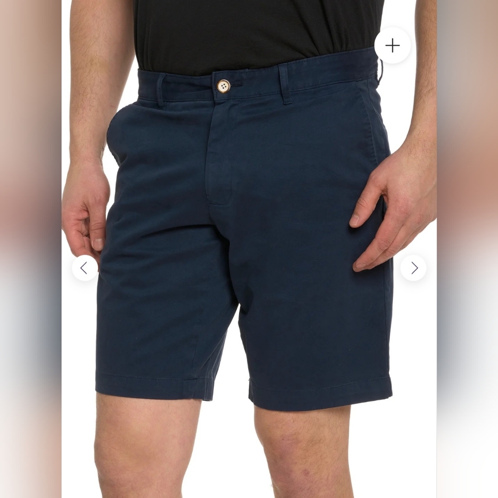 Robert Graham Navy Blue Lone Ranger Shorts Size 46 Cotton Golf Pants NwT